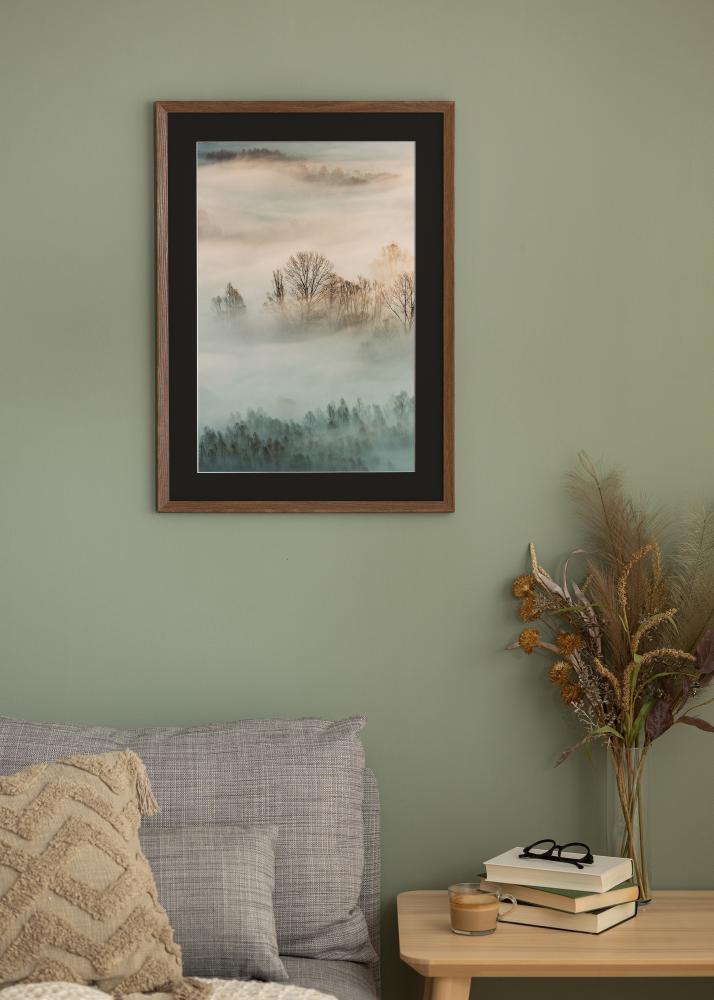 Rám Fiorito Tmavý dub 40x50 cm - Pasparta Cierna 12x16 inches