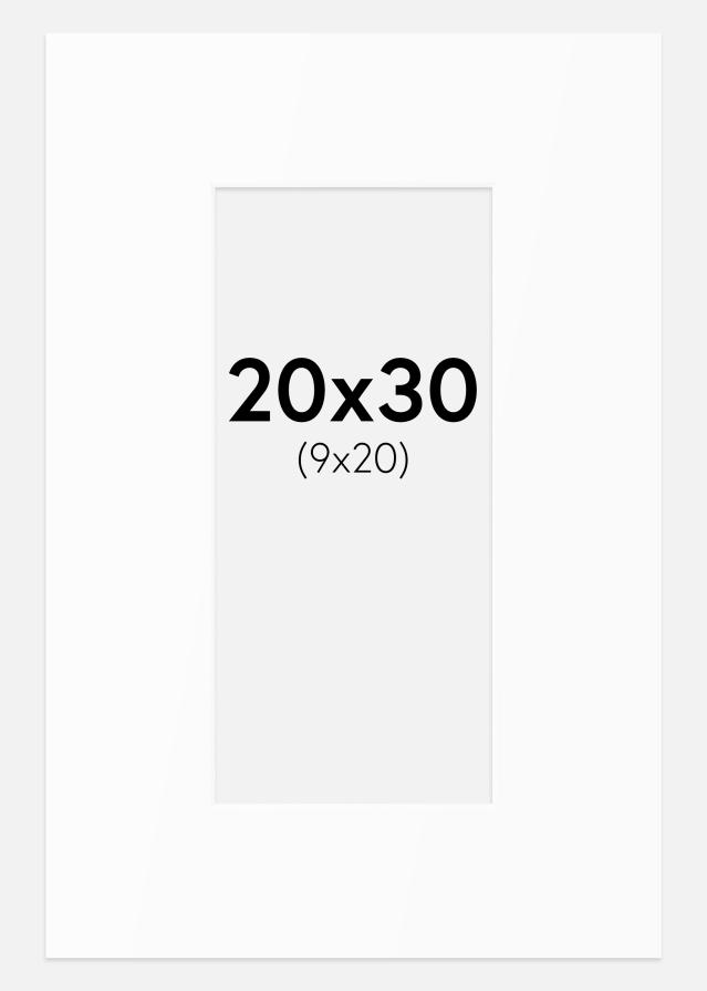 Pasparta Biely Štandard (Biele Jadro) 20x30 cm (9x20)