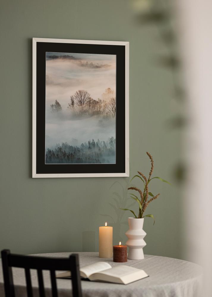 Rám Fiorito Biela 40x50 cm - Pasparta Cierna 12x16 inches