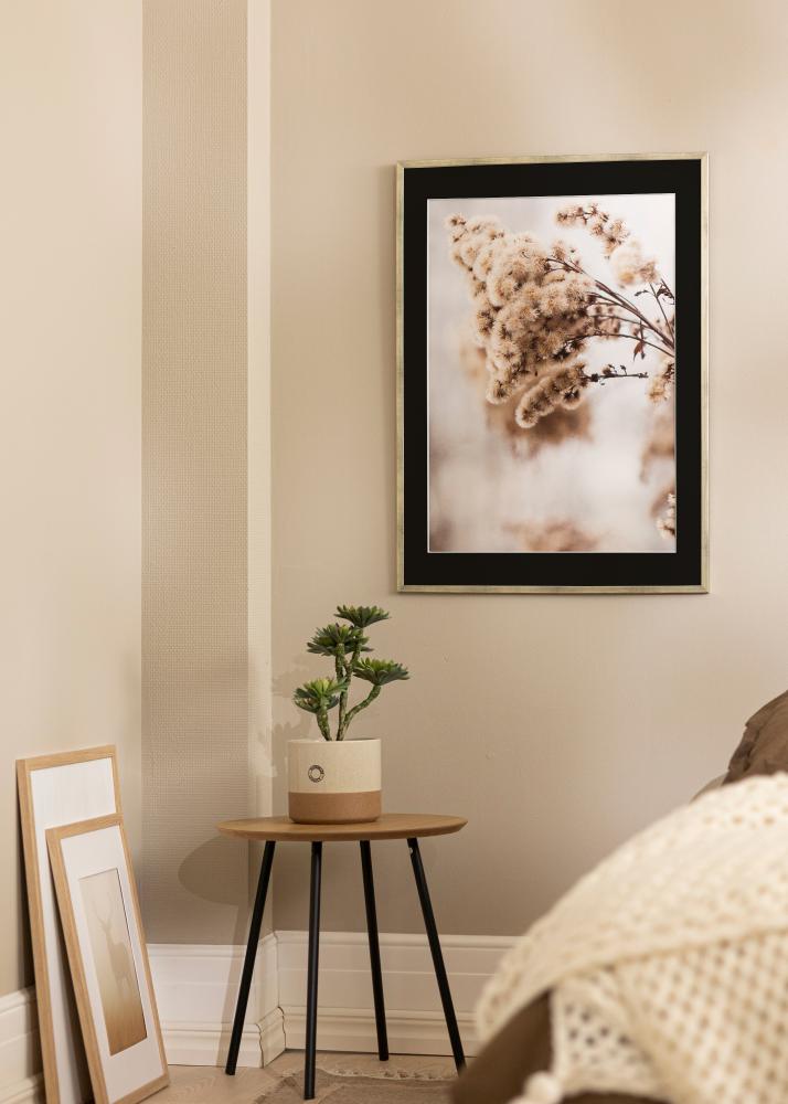 Rám Galant Strieborná 40x50 cm - Pasparta Cierna 12x16 inches