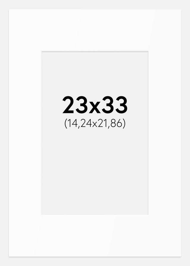 Pasparta Biely Štandard (Biele Jadro) 23x33 cm (14,24x21,86)