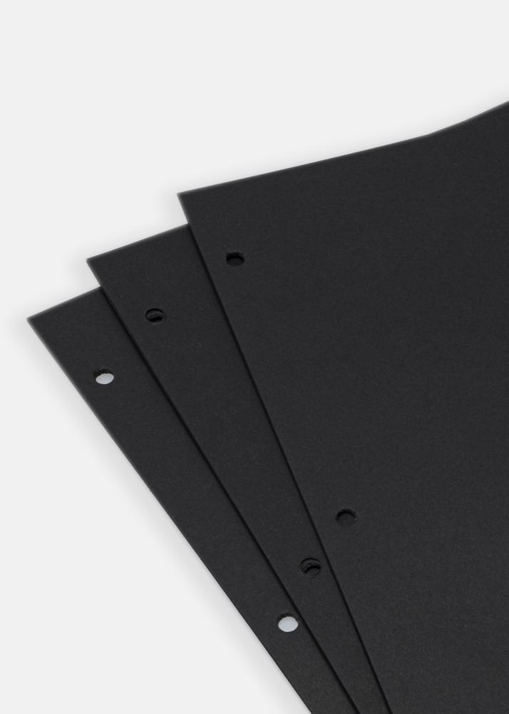 Listy do albumu pre KAILA Coffee Table Photo Album XL - 10 ks v balení Cierna