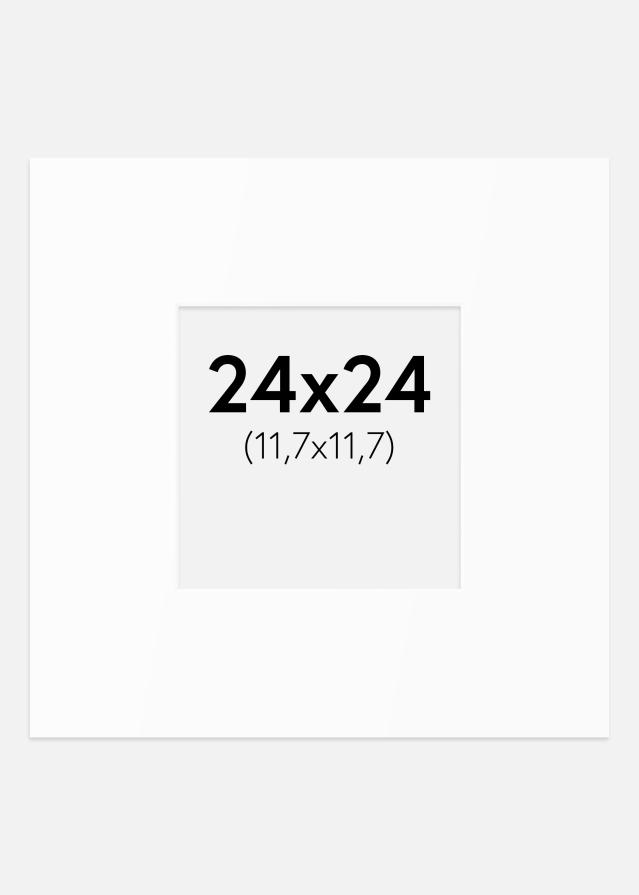 Pasparta Biely Štandard (Biele Jadro) 24x24 cm (11,7x11,7)