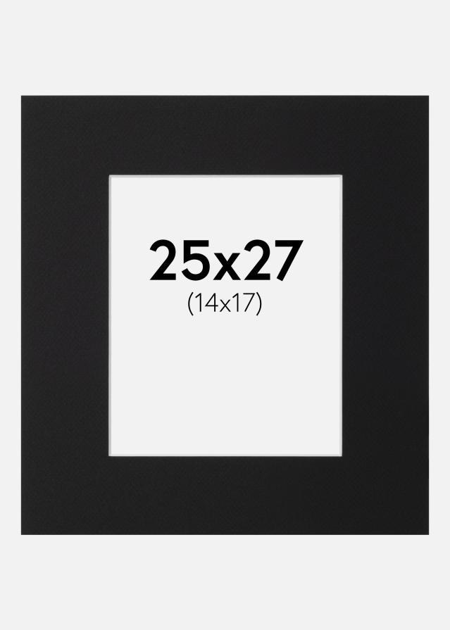 Pasparta Čierny Štandard (Biele Jadro) 25x27 cm (14x17)