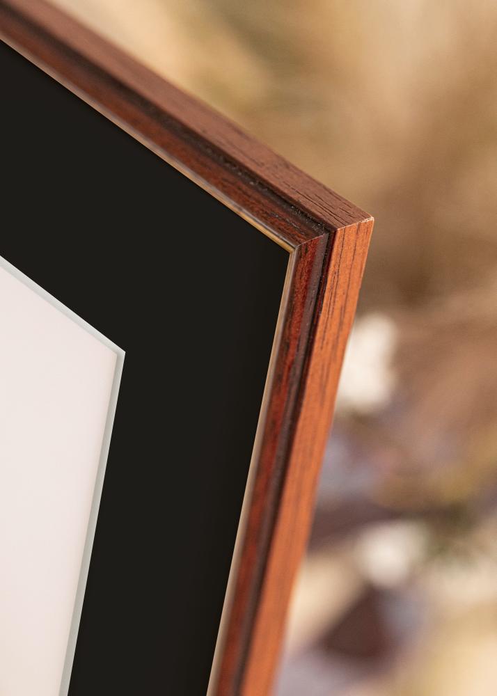 Rám Horndal Hnedá 24x30 cm - Pasparta Cierna 18x24 cm