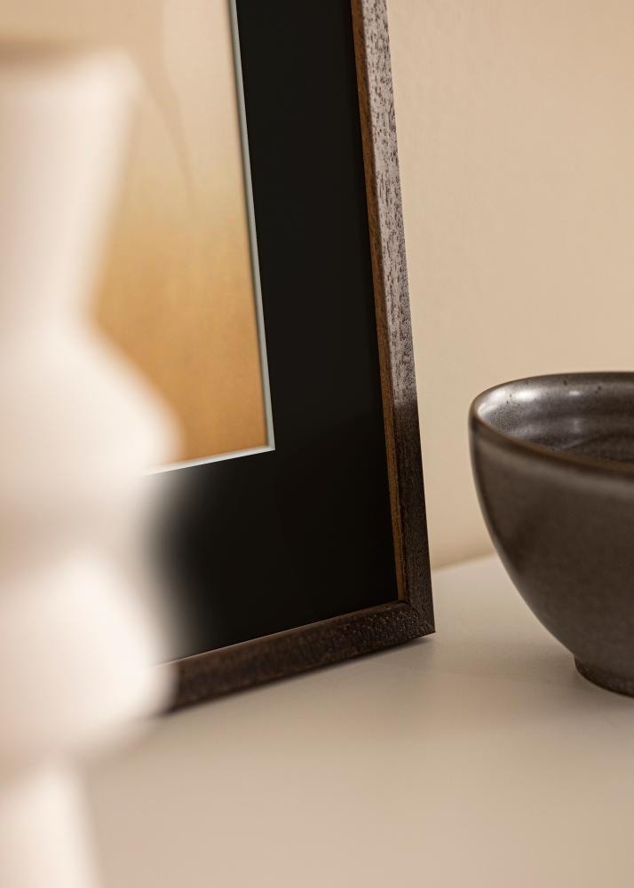 Rám Edsbyn Orech 18x18 cm - Pasparta Cierna 12x12 cm