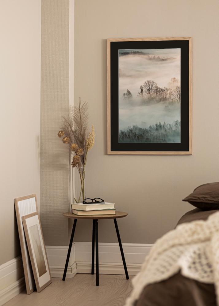 Rám Oak Wood 45x60 cm - Pasparta Cierna 35x50 cm