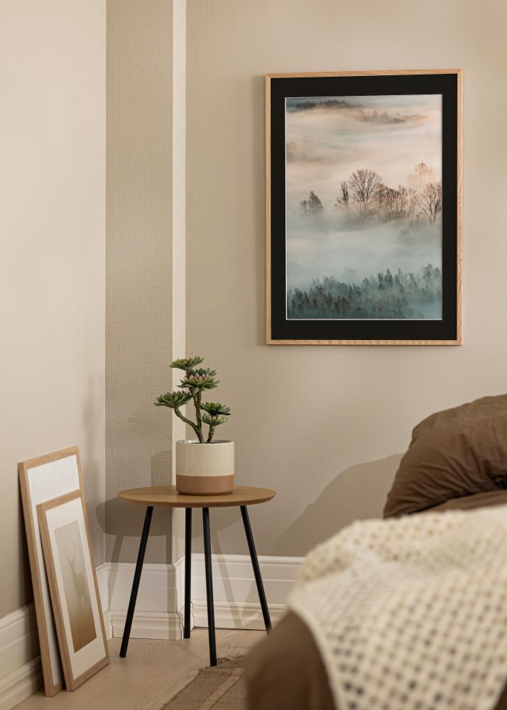 Rám Oslo Dub 60x60 cm - Pasparta Cierna 50x50 cm