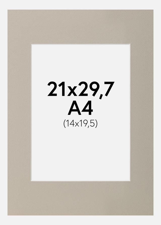 Pasparta Perletovo sivá A4 21x29,7 cm (14x19,5)