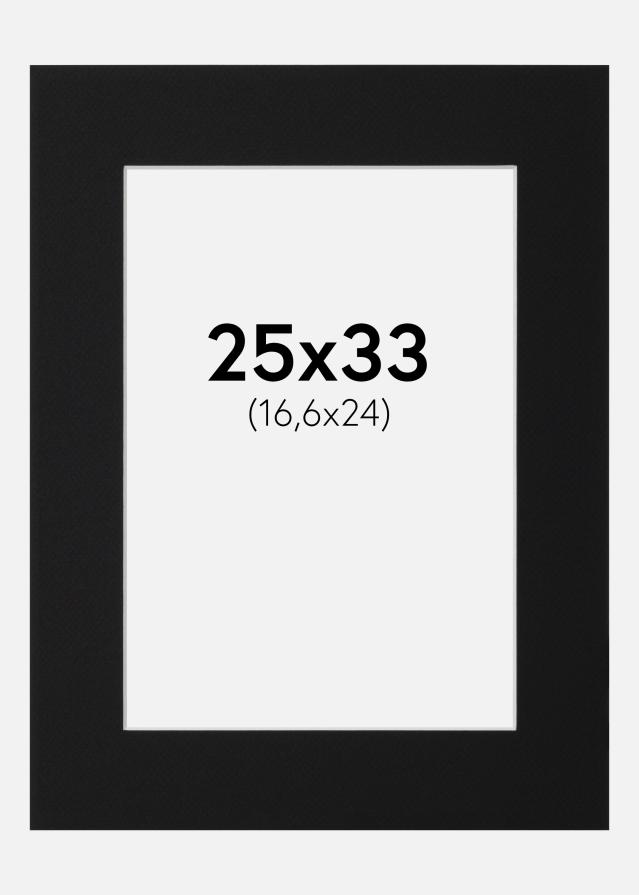 Pasparta Čierny Štandard (Biele Jadro) 25x33 cm (16,6x24)