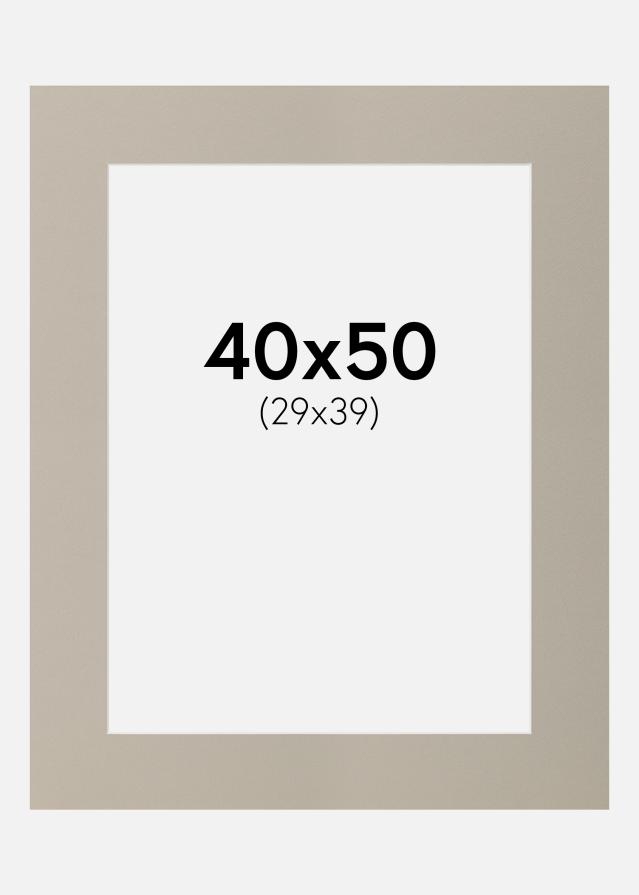 Pasparta Perletovo sivá 40x50 cm (29x39)