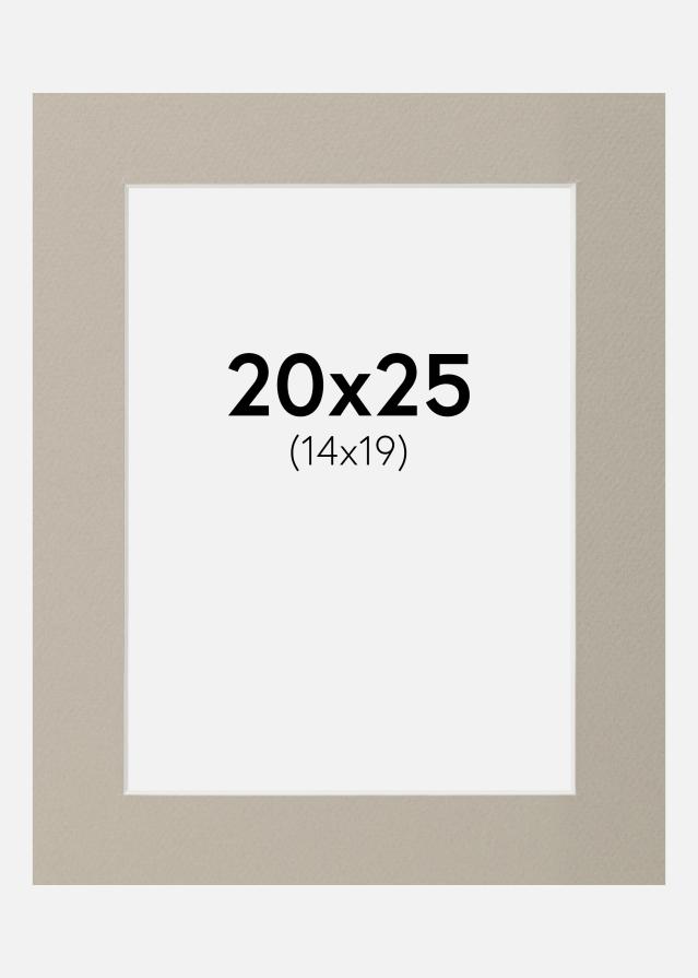 Pasparta Perletovo sivá 20x25 cm (14x19)