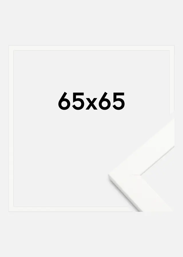 Rám Trendline Akrylové sklo Biela 65x65 cm