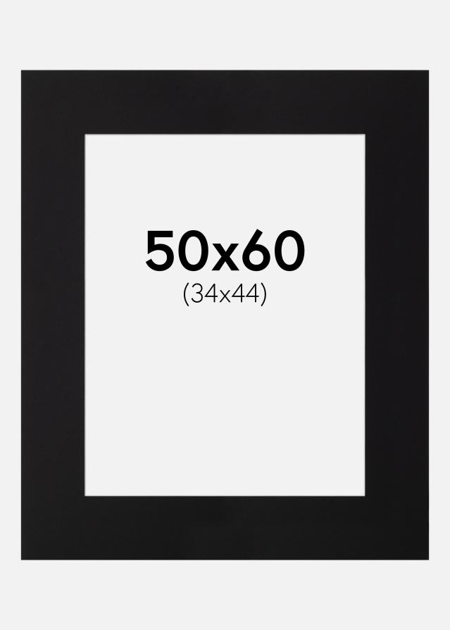 Pasparta Cierna Štandardný Biely stred 50x60 cm (34x44)