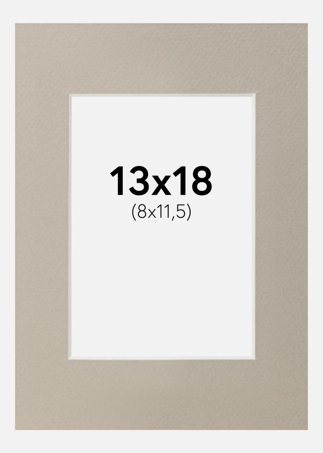 Pasparta Perletovo sivá 13x18 cm (8x11,5)