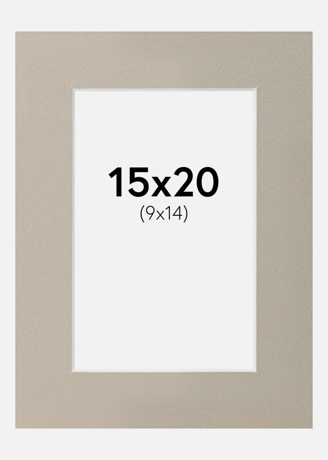 Pasparta Perletovo sivá 15x20 cm (9x14)