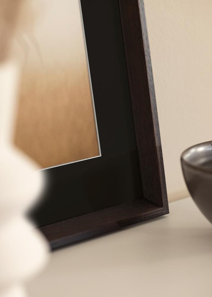 Rám Globe Espresso 24x30 cm - Pasparta Cierna 7x9 inches