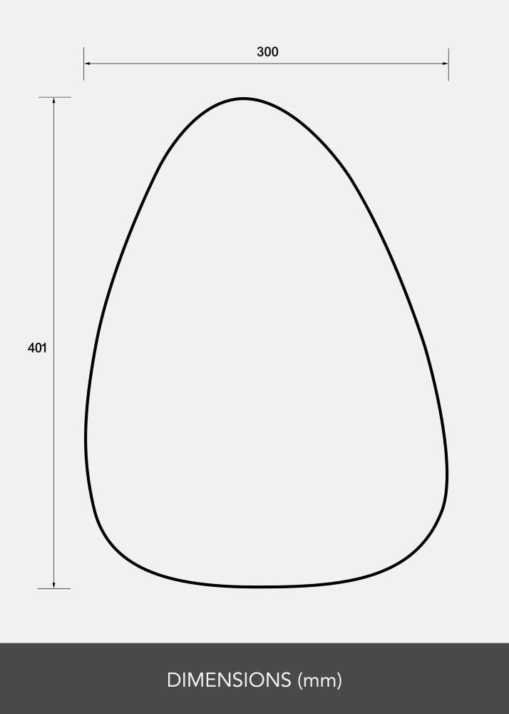 KAILA Zrkadlo Shape I 30x40 cm