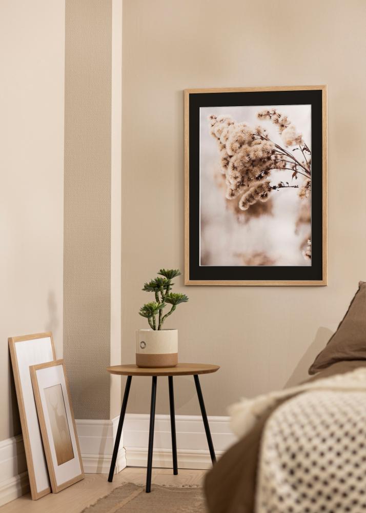 Rám Štýlová Dub 20x30 cm - Pasparta Cierna 15x21 cm (A5)