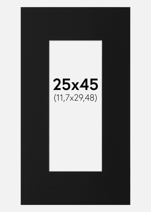 Pasparta Čierny Štandard (Biele Jadro) 25x45 cm (11,7x29,48)