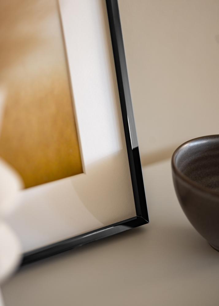 Rám Nielsen Prémium Alpha Cierny lesklý - Lubovolný Rozmer