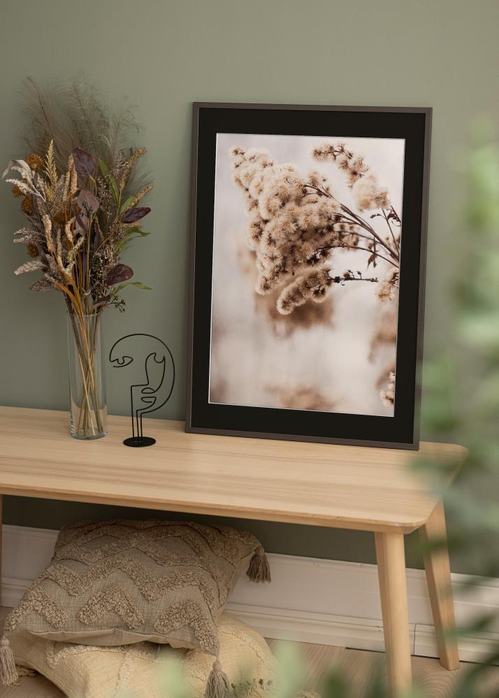 Rám Edsbyn Grafit 20x30 cm - Pasparta Cierna 15x21 cm (A5)