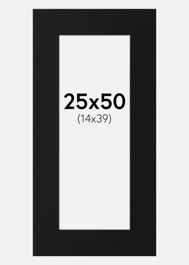 Pasparta Čierny Štandard (Biele Jadro) 25x50 cm (14x39)