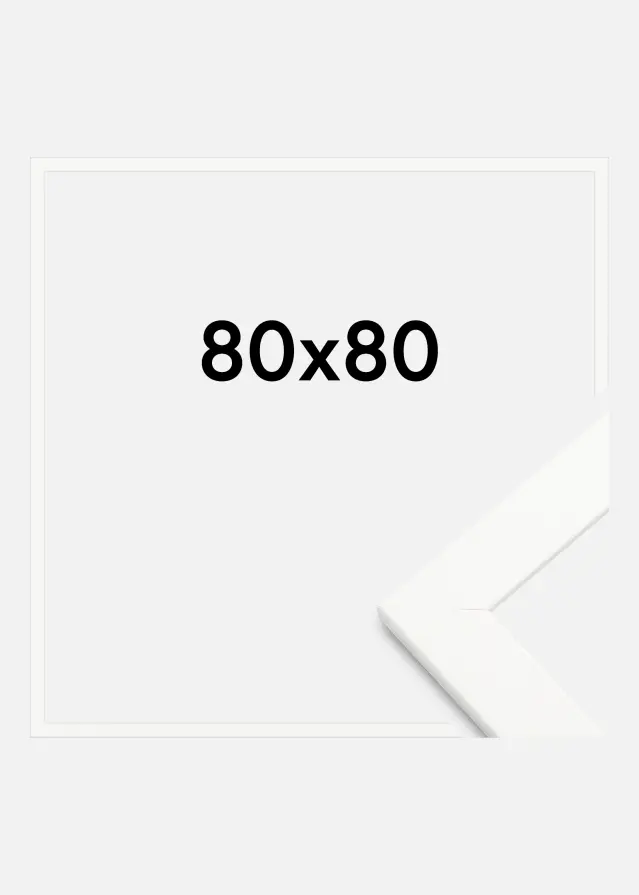 Rám Trendline Akrylové sklo Biela 80x80 cm