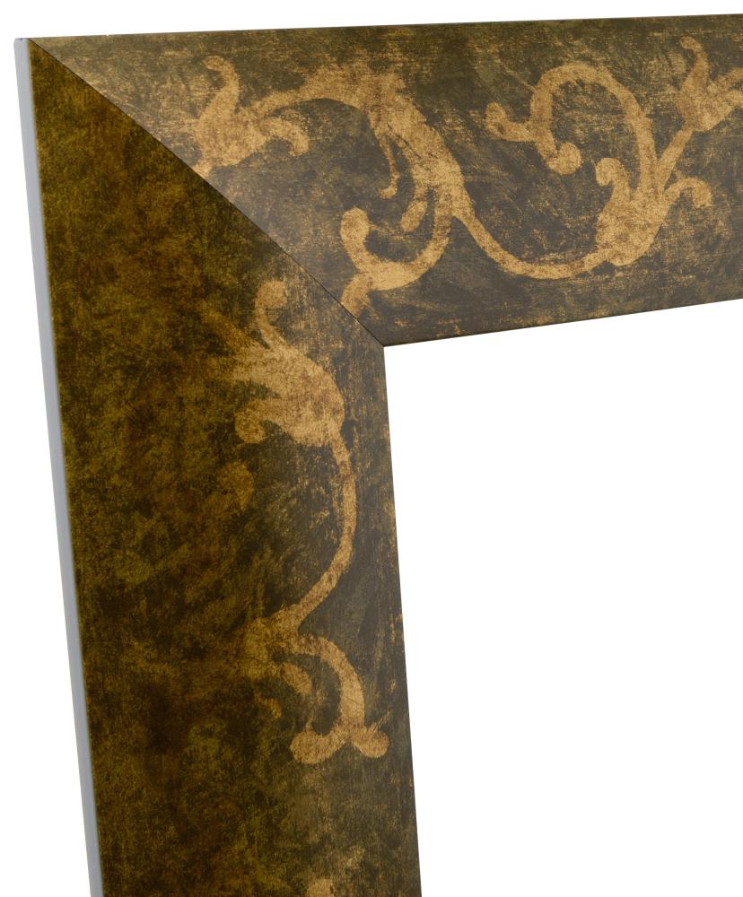 Zrkadlo Klin Zelená - Vlastný rozmer