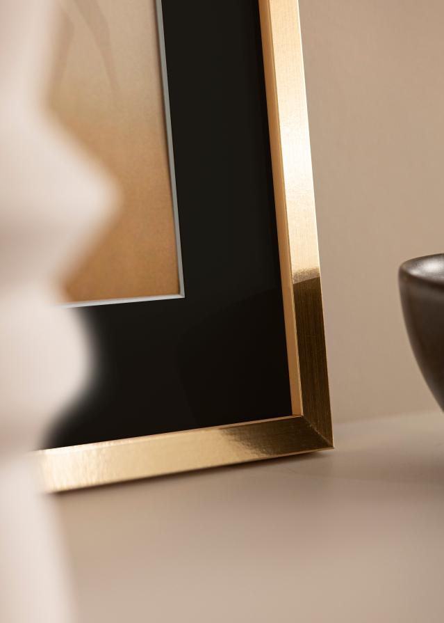 Rám Trendy Zlatá 45x60 cm - Pasparta Cierna 30x45 cm