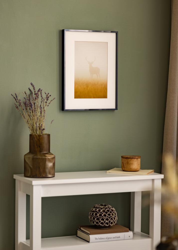 Rám Nielsen Prémium Alpha Cierny lesklý - Lubovolný Rozmer