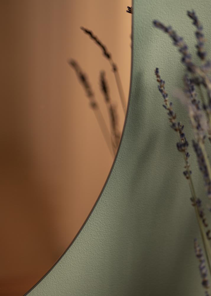 KAILA Zrkadlo Oválny Rose Gold 50x100 cm