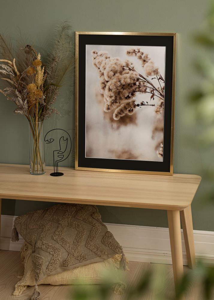 Rám Trendy Zlatá 50x60 cm - Pasparta Cierna 40x50 cm