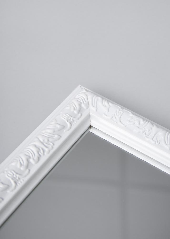 Zrkadlo Nostalgia Biela 80x80 cm