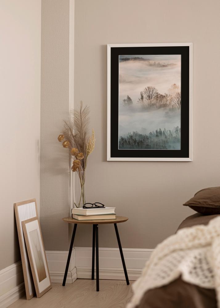 Rám Fiorito Biela 40x50 cm - Pasparta Cierna 12x16 inches