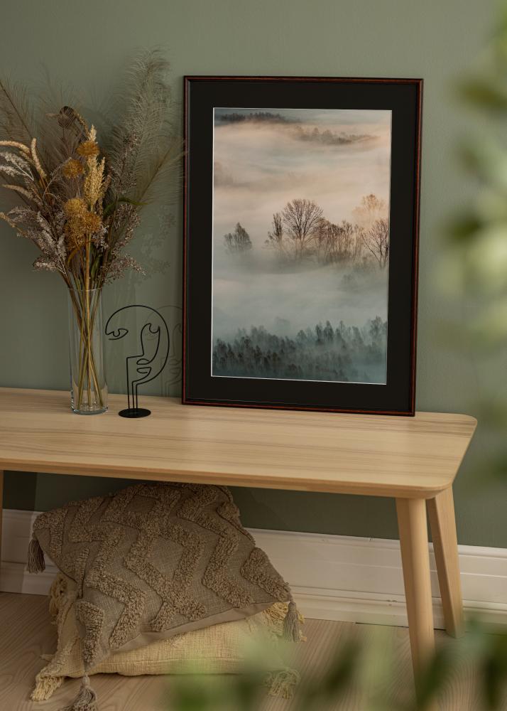 Rám Horndal Orech 24x30 cm - Pasparta Cierna 18x24 cm