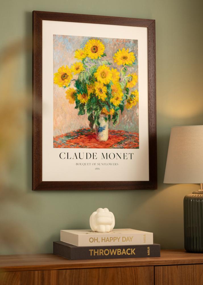 Rám Juno Akrylové sklo Teak 50x65 cm