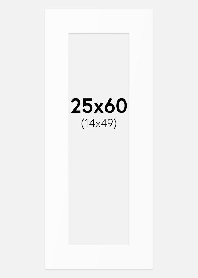 Pasparta Biely Štandard (Biele Jadro) 25x60 cm (14x49)