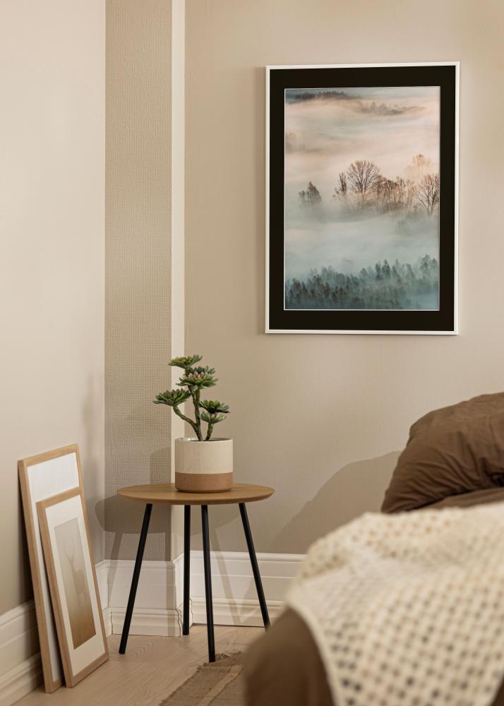 Rám New Lifestyle Biela 30x40 cm - Pasparta Cierna 21x29,7 cm (A4)