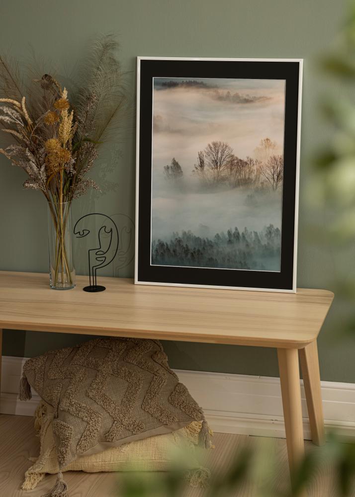 Rám New Lifestyle Biela 30x40 cm - Pasparta Cierna 21x29,7 cm (A4)