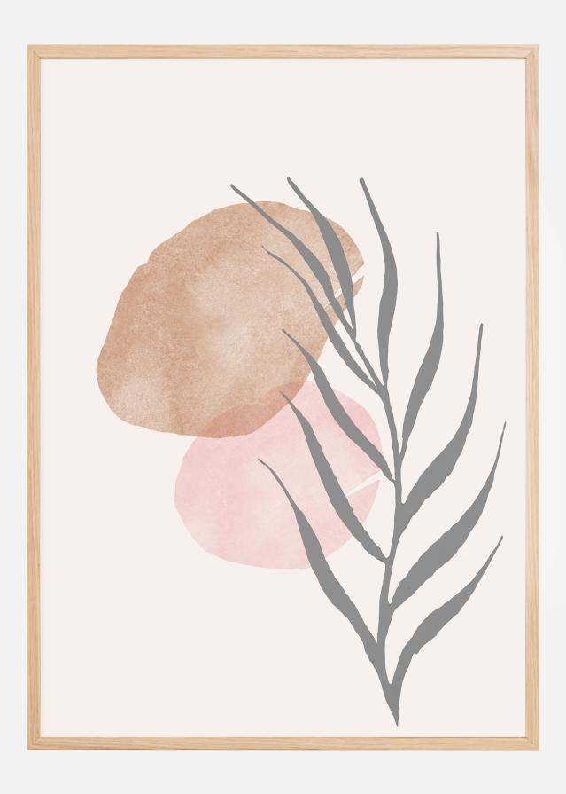 Painted Leaf II Plagát