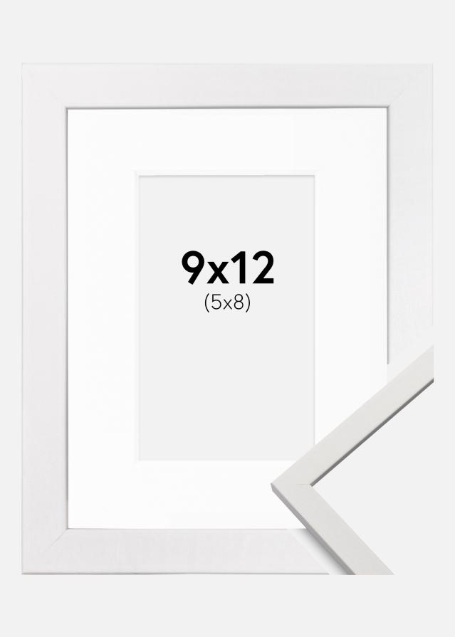 Rám Edsbyn Biela 9x12 cm - Pasparta Biela 6x9 cm