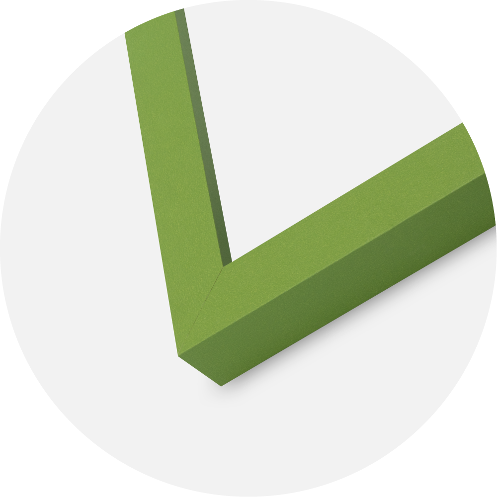 Rám Selection Akrylové sklo Lime Green 40x40 cm