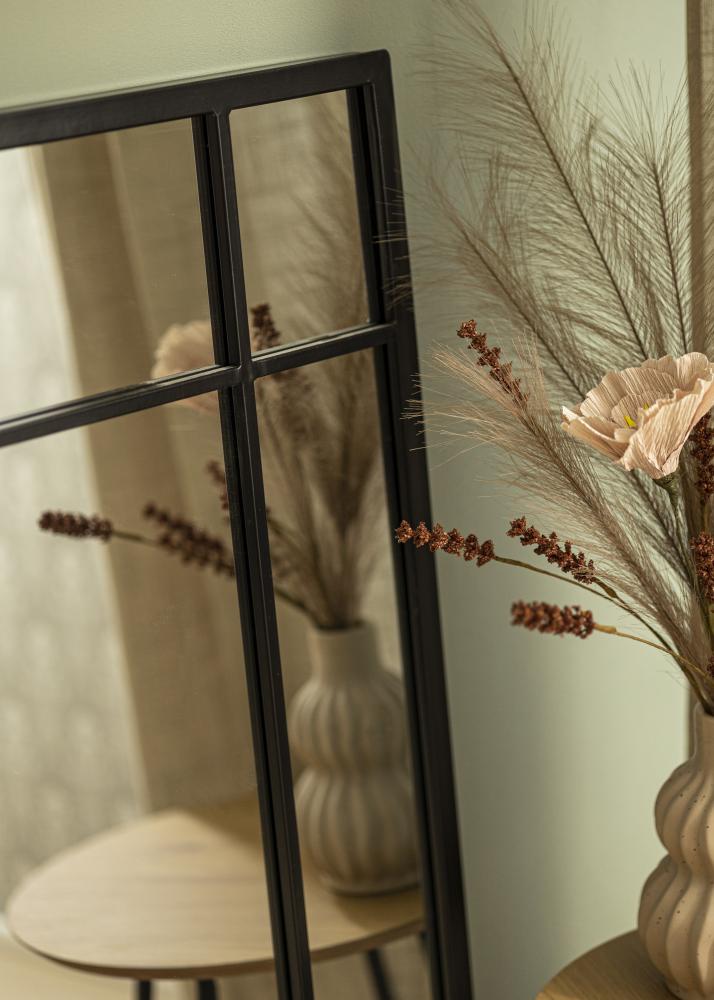 Zrkadlo Window Cierna 70x100 cm