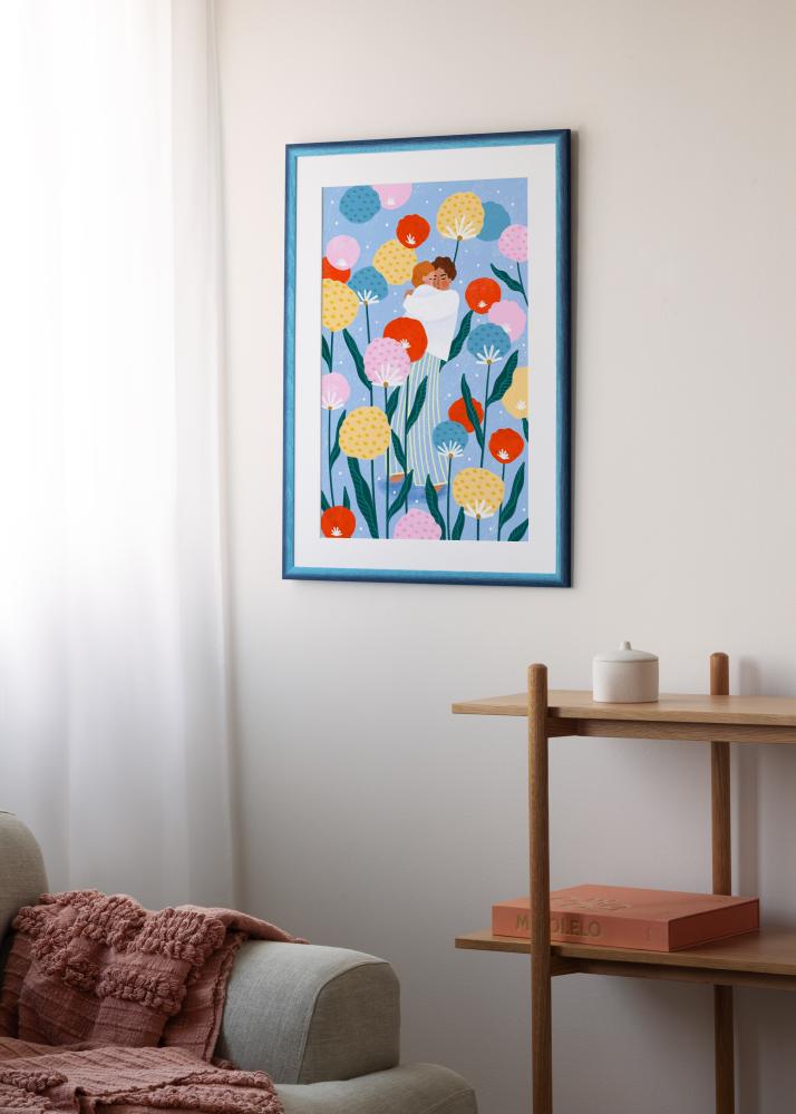 Rám Cornwall Akrylové sklo Tmavomodrá 50x70 cm