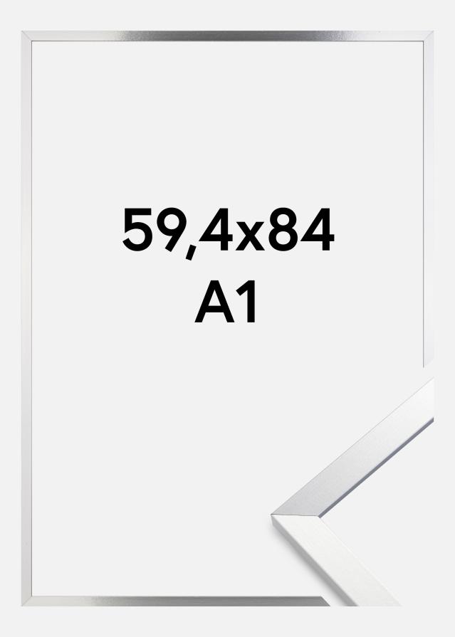 Rám Trendy Akrylové sklo Strieborný 59,4x84,1 cm (A1)