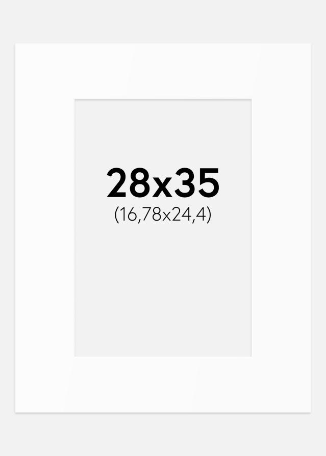 Pasparta Biely Štandard (Biele Jadro) 28x35 cm (16,78x24,4)