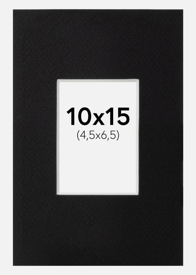 Pasparta Canson Cierna Biely stred 10x15 cm (4,5x6,5)