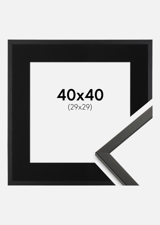 Rám Galant Cierna 40x40 cm - Pasparta Cierna 30x30 cm