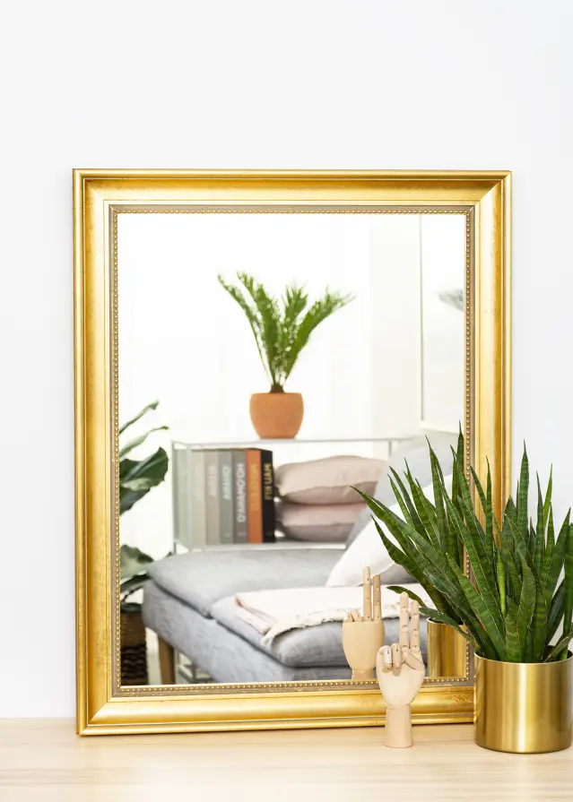 Zrkadlo Baroque Klasický Zlatá 60x80 cm